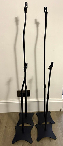 Black metal height - metal, height-adjustable
