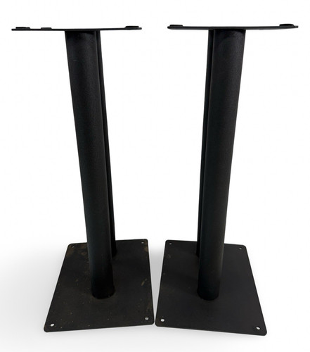 Pair black metal speaker - of,