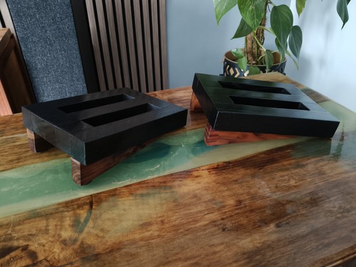 Wooden speaker risers - risers/, stands