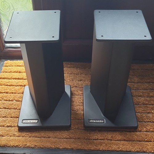 Atacama black speaker stands - atacama,