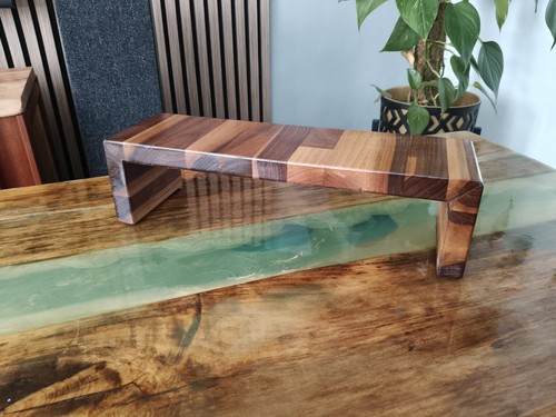Walnut centre speaker stand - walnut,