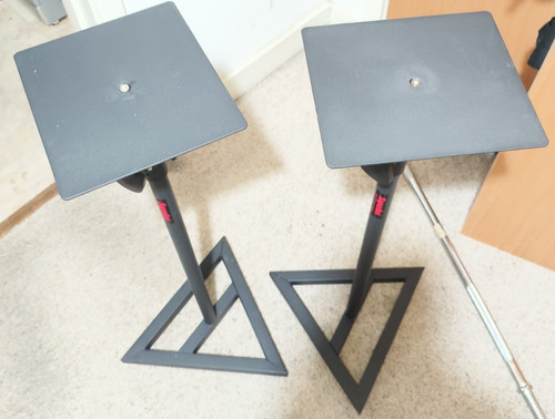 Speaker stands pair metal - speaker,